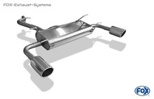  Duplex Sportauspuff-Anlage für Subaru Impreza Typ GT je 100mm eingerollt