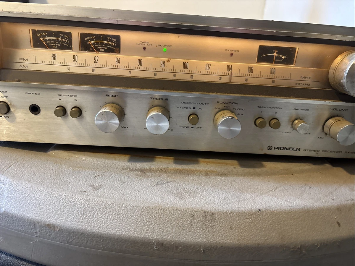 Récepteur Stéréo Vintage Pioneer SX-680 - Pour Pièces / Ne Démarre Pas, Japon