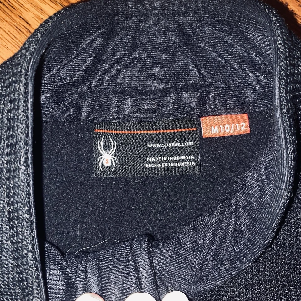 Spyder Jacket Youth Kids Full Zip Outdoor Winter Fleece Medium 10 12 - Image 4 of 4