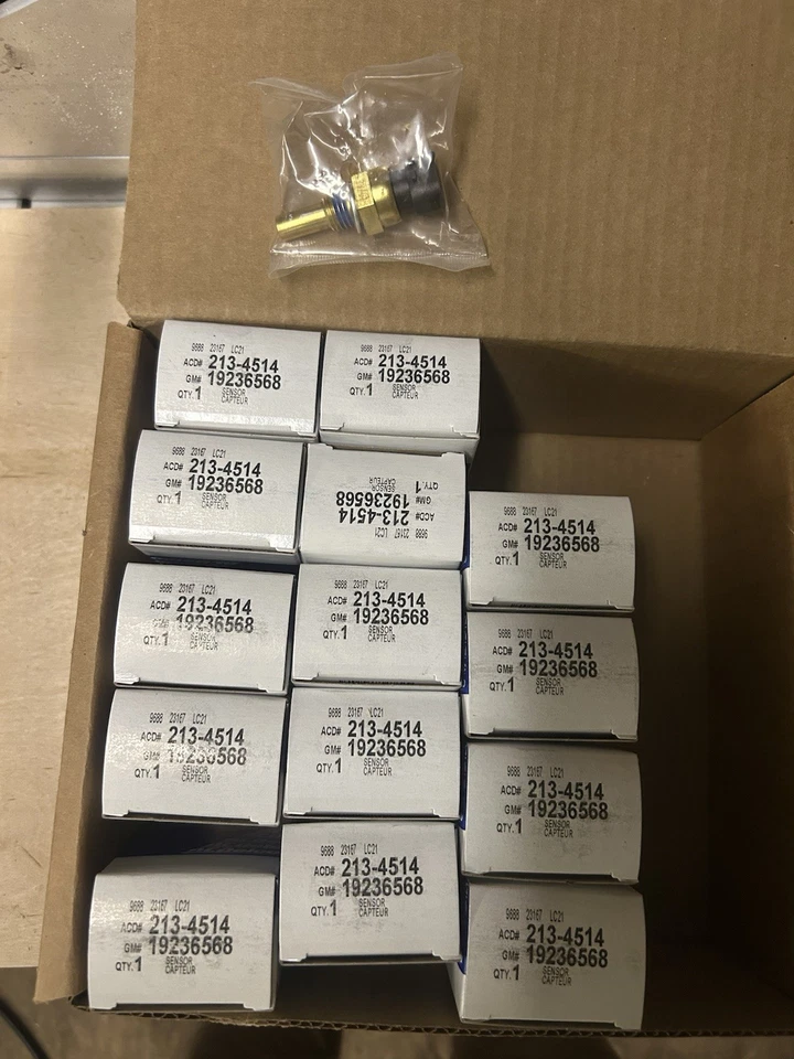 213-4514 AC Delco Coolant Temperature Sensor for Chevy Yukon SaVana Suburban - Image 2 of 4