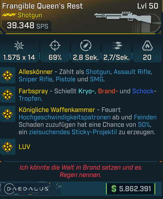 (PC,Xbox,PS) Borderlands 4 - Modded Frangible Queen Rest 40K DPS