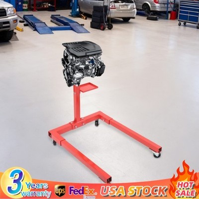 1250 LBS Folding Engine Stand Vehicle Engine Block Stand 360 Degree Head