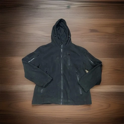 Mens Heated Jacket with 16000mAh Battery Pack Fleece Heated Hoodie Sz Large image 5