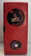 VTG SUNCAST MLB St Louis CardinalsPLASTIC CD MINI LOCKER DESK ORGANIZER W/ Shelf