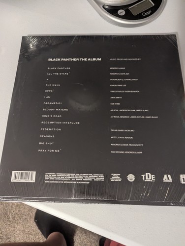 Kendrick Lamar Black Panther Soundtrack Limited Ed. Translucent Red Vinyl 2 LP - Picture 2 of 3