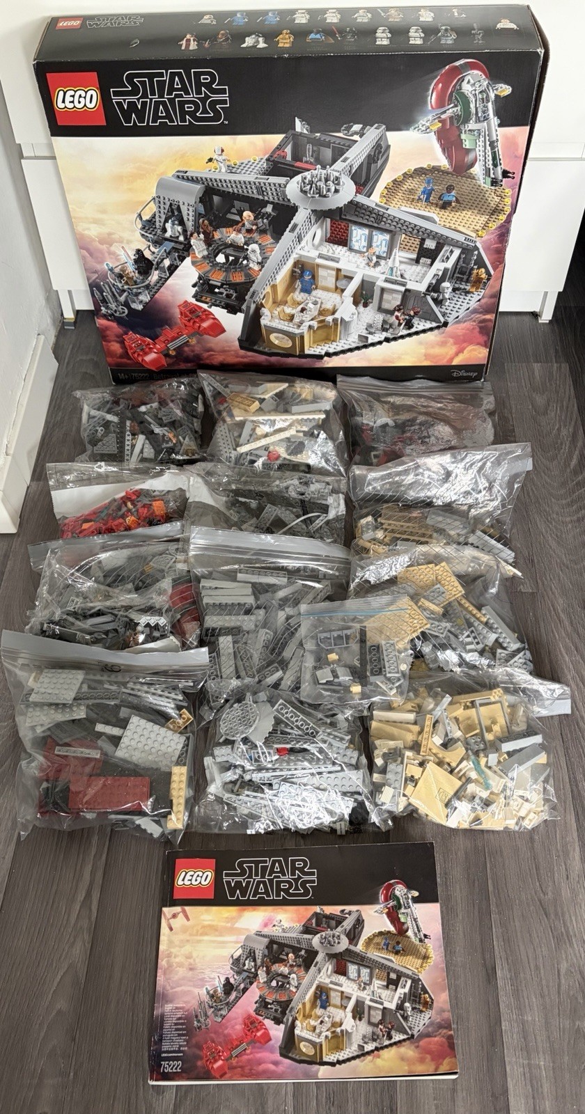 Lego Star Wars 75222: Betrayal at Cloud City – OHNE Minifiguren, mit BA und OVP