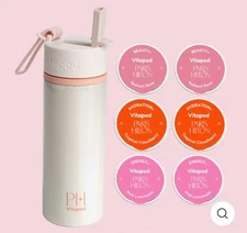 Vitapod x Paris Hilton Vitamin Drink Mix Starter Pack 1 Bottle 6 Pods Wellness