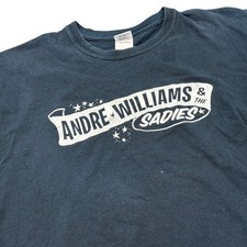 Vintage Andre Williams The Sadies T Shirt Rare Band Tee Gildan Heavy Cotton L