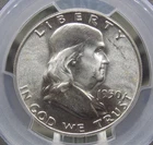 1950 "P" Franklin SILVER Half Dollar 50c PCGS MS65 #214 Gem BU Unc ECC&C, Inc.