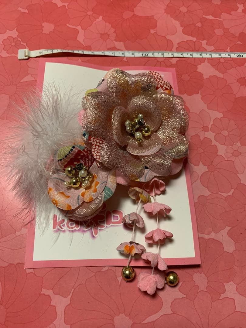 Japanese Kimono Hair Ornament Set for Coming-of-Age & Graduation Ceremonies