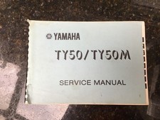 YAMAHA TY50 & TY50M 1976 GENUINE SERVICE MANUAL