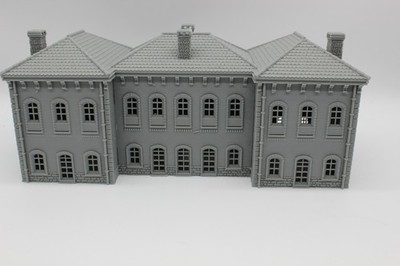 European Train Station 3D Printed 1-160 1-87 1-48 Scale N,HO,O Gauge