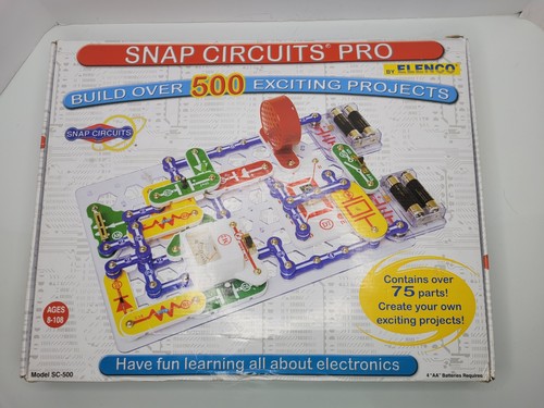 Snap Circuits Pro SC-500 Kit Esplorazione Elettronica Completo con 25+ Pezzi Extra - Foto 18 di 23