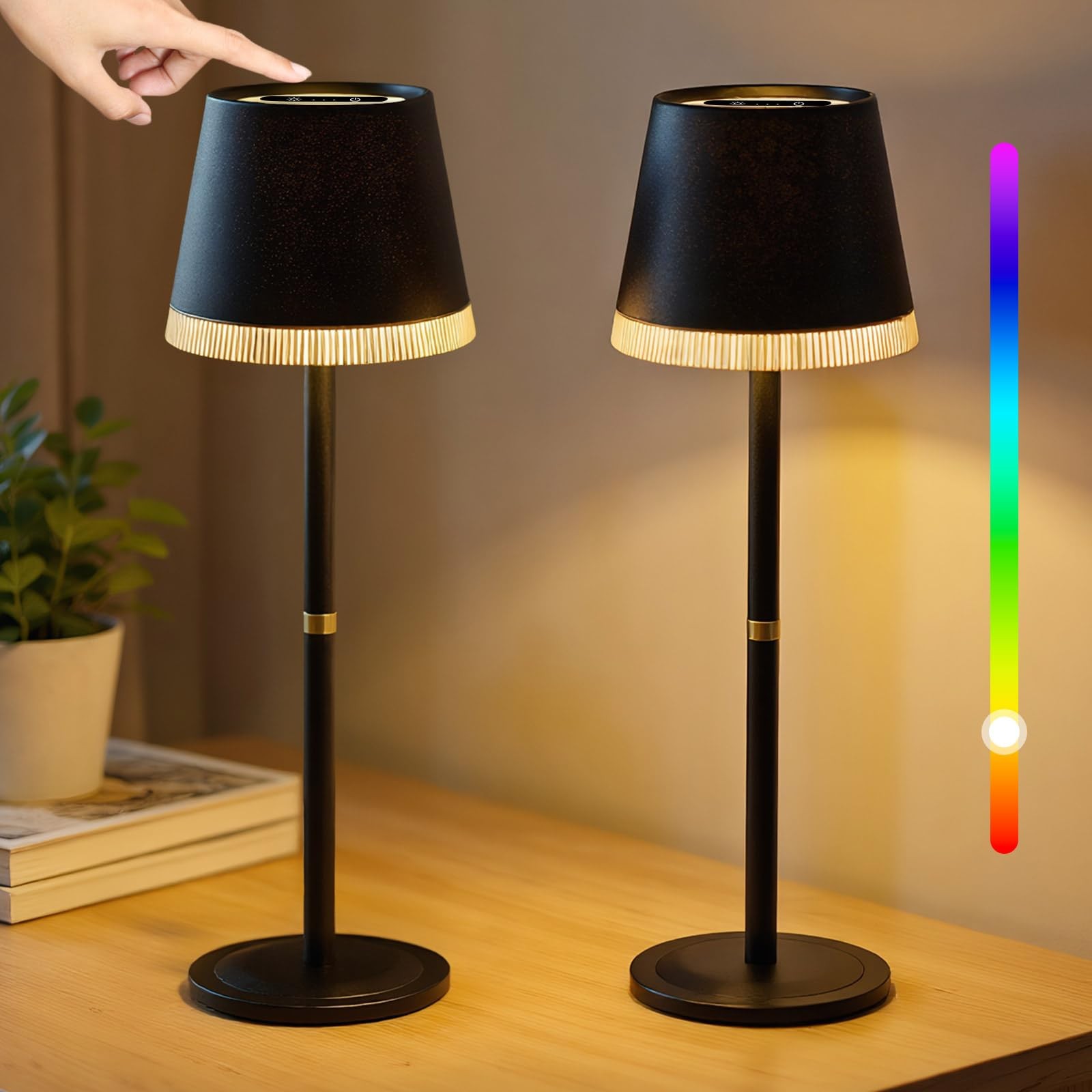 Lampe de table sans fil anti-scintillement pour préserver vos yeux le soir