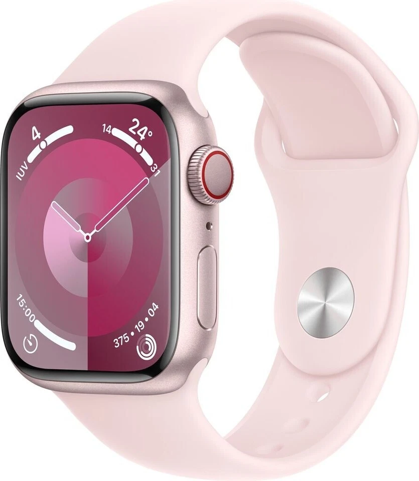 Apple Watch 9 Cell Alu Pink 41mm A2982, Light Pink SB S/M
