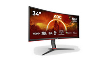 Image of AOC CU34G2XP/BK 34" Curved Ultrawide Gaming Monitor QHD HDR 180Hz New Sealed