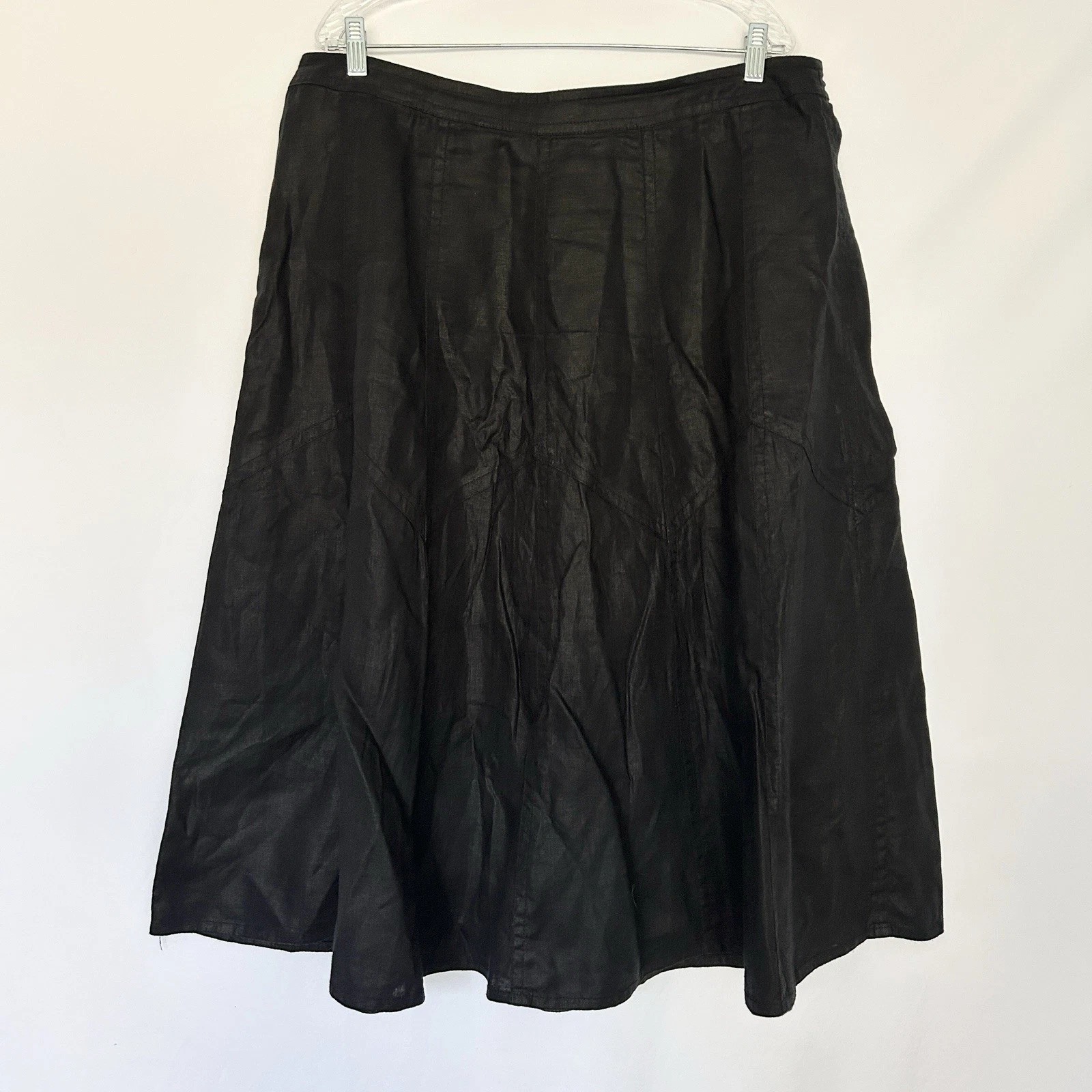 Dark Cottage Linen Midi Skirt Womens 16 Granola Boho Festival Cowgirl Country
Opens in a new window