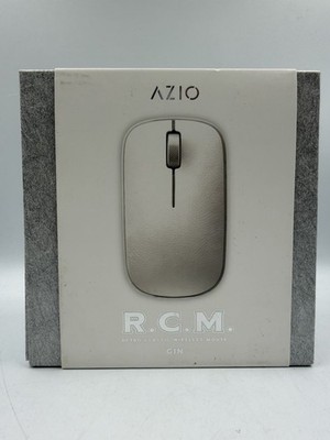 AZIO RCM Retro Classic Wireless Mouse Real Leather (Gin-White/Silver) Bluetooth