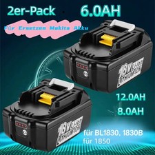 Für Makita Akku 18V/6Ah,8Ah,12Ah,6Ah BL1830 BL1850B BL1840B BL1830B Led Anzeige