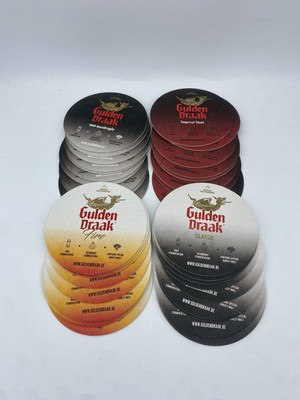 Gulden Draak x40 Belgischer Bierdeckel Konvolut Hausbar