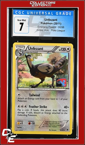 Unfezant graded CGC 7 for sale on eBay