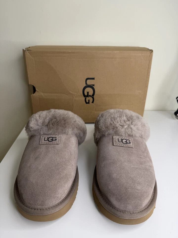UGG Cozy Suede Slipper with Shearling Women’s Shoes, New 7M, 8M, 10M, 12M CRBO - Image 3 of 4