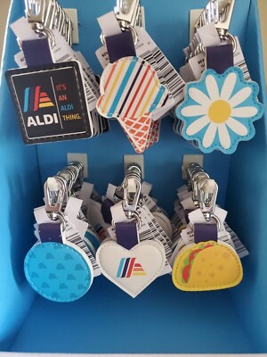 Aldi Quarter Keeper Keychain Coin Token Holder for Shopping
