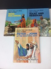 Childrens' Bible Stories Now You Can Read Bible Large Print Solomon Peter Vtg