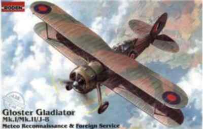 Roden 438 Gloster Gladiator Meteorological Reconnaissance & Foreign Maßstab 1:48