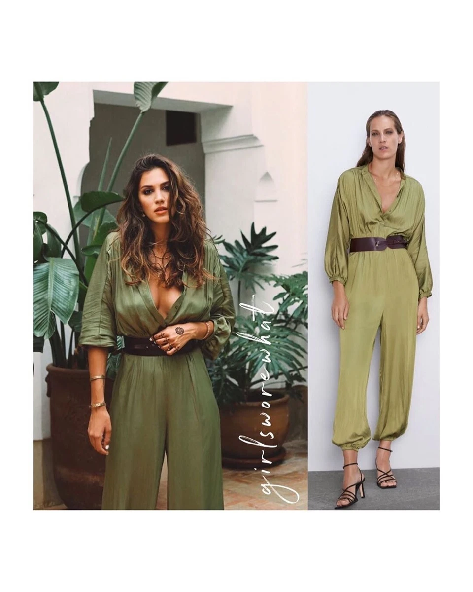 LAVISH ALICE SATIN MIX WRAP TAILORED JUMPSUIT – Arelia's Dream