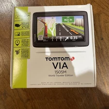 TomTom VIA 1505M 5 Inch Portable GPS world traveler Edition.