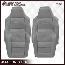 2003 2004 2005 2007 2007 Ford F250 F350 Lariat synthetic leather Seat Cover Gray