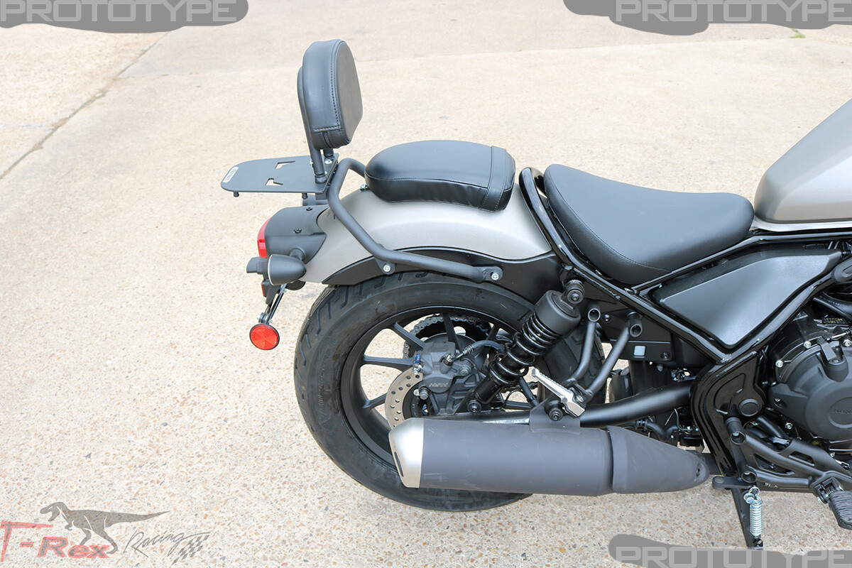 T-Rex Racing 2017 2021 Honda Rebel 300 500 Rear seat with foot