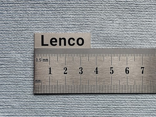 Platine tournante logo Lenco L75 L70 L78 etc. métal fait sur mesure (1 pièces) - Photo 1/7