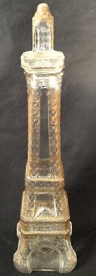 1900 EIFFEL TOWER - LARGE CONFECTIONER GLASS JAR WITH CORK