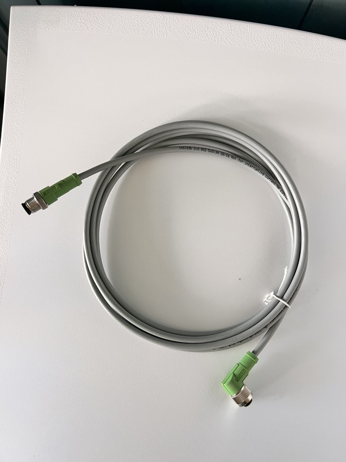 1 x Phoenix Contact M12 5-Pin - M12 5-Pin 3m Male - Female 1457296