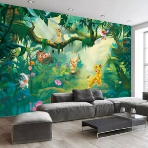 Details About 3d Disney Lion King Simba Wall Mural Wallpaper Living Room Kids Bedroom Nursery