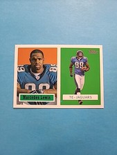 MARCEDES LEWIS 2006 TOPPS TURN BACK THE CLOCK FOOTBALL CARD # 22 H3380