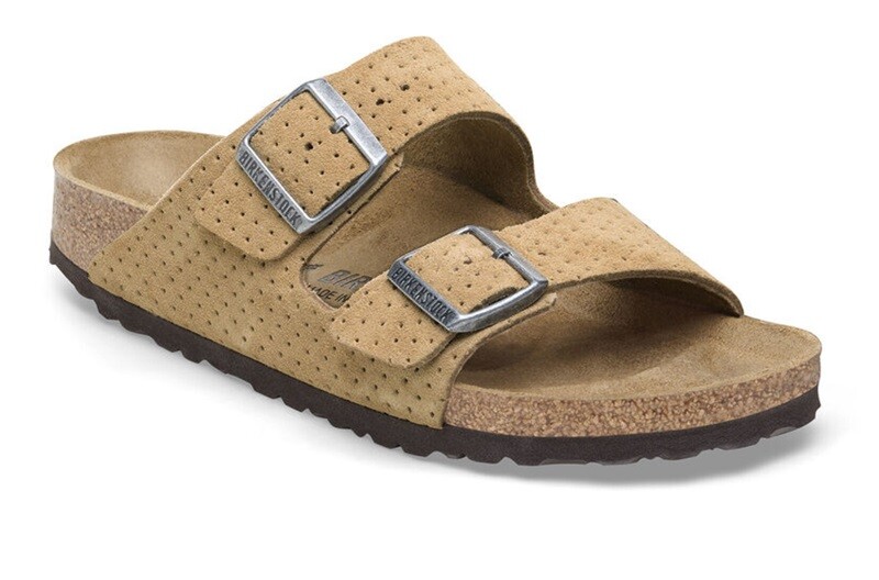 Birkenstock Arizona Emboss Dots New Beige Ladies 1027066 eBay