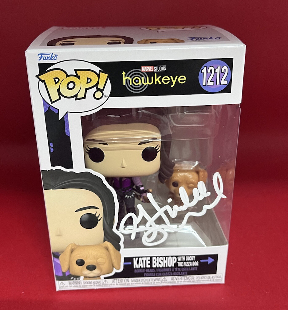 【Marvel】Funko Pop Hailee Steinfeld 直筆サイン HAILEE STEINFELD SIGNED HAWKEYE KATE BISHOP FUNKO POP BAS BECKETT