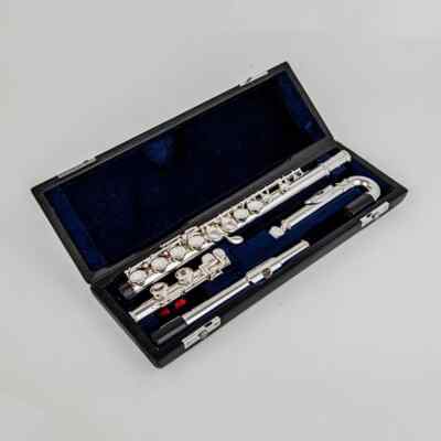 Hot Sale 505 Flute High Quality Silver Plated 16 Keys Flute Open Hole E-Mech--