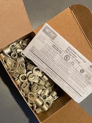 Tyco Electronics 33471 4AWG 3/8 Stud Non-Insulated (Box of 100)