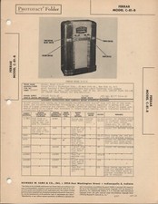 FERRAR Model C-81-B, SAMS Photofact 1947, 4 Pages, New Old Stock