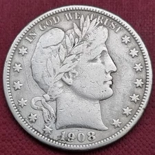 1908 O Barber Half Dollar 50c Better Grade XF Details #58256