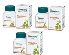 3 X Himalaya Herbal Manjishtha For Skin Wellness 180 Tabs Exp March 2028