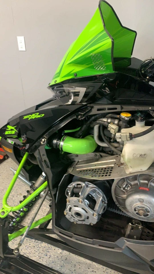 COLD AIR INTAKE Arctic cat ZR9000 / Yamaha sidewinder 2017-19 - GREEN ARCTIC CAT - Image 2 of 3