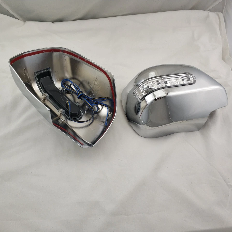 Cubierta de luz LED lateral de espejo retrovisor cromado para Toyota Highlander 2001-2007 Foto 2 de 3