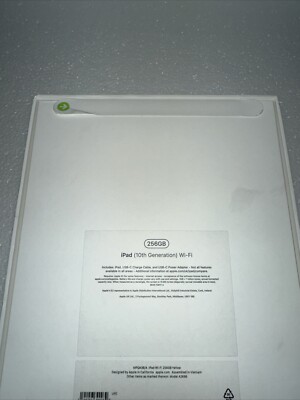 Apple iPad 10th Gen. 256GB, Wi-Fi, 10.9in - Yellow for sale online