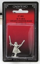 Ral Partha 07-003 K'tara Amazon Fighter-Mage Player Characters Female Warrior