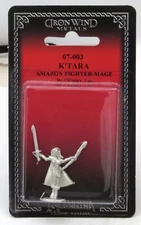 Ral Partha 07-003 K'tara Amazon Fighter-Mage (Player Characters) Female Warrior